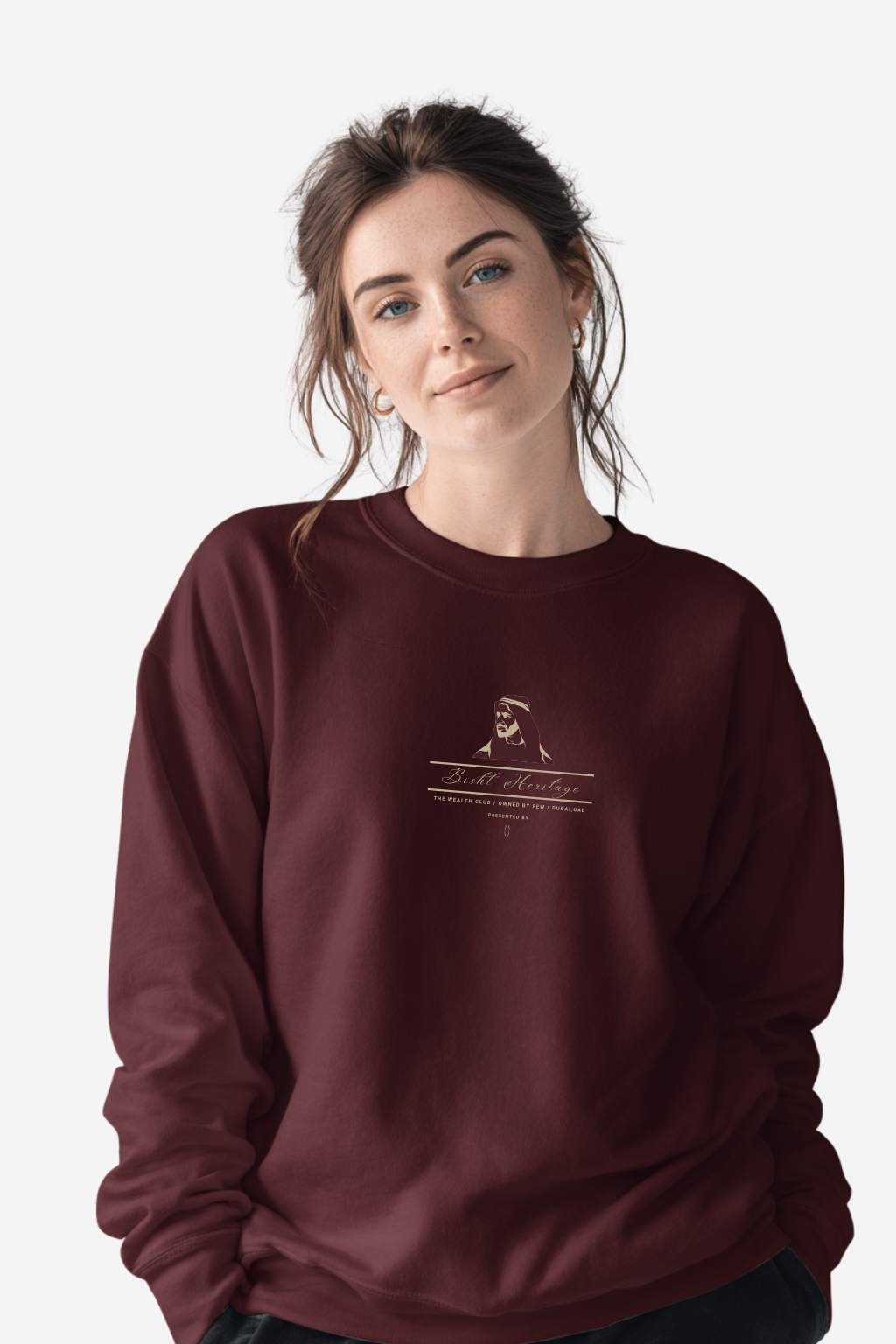 THE SHEIKH ZAYED SWEATER (MAROON)