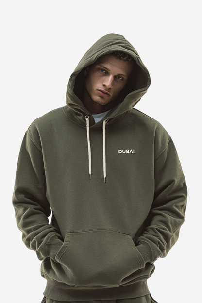 Dar El7y Hoodie | Olive Green