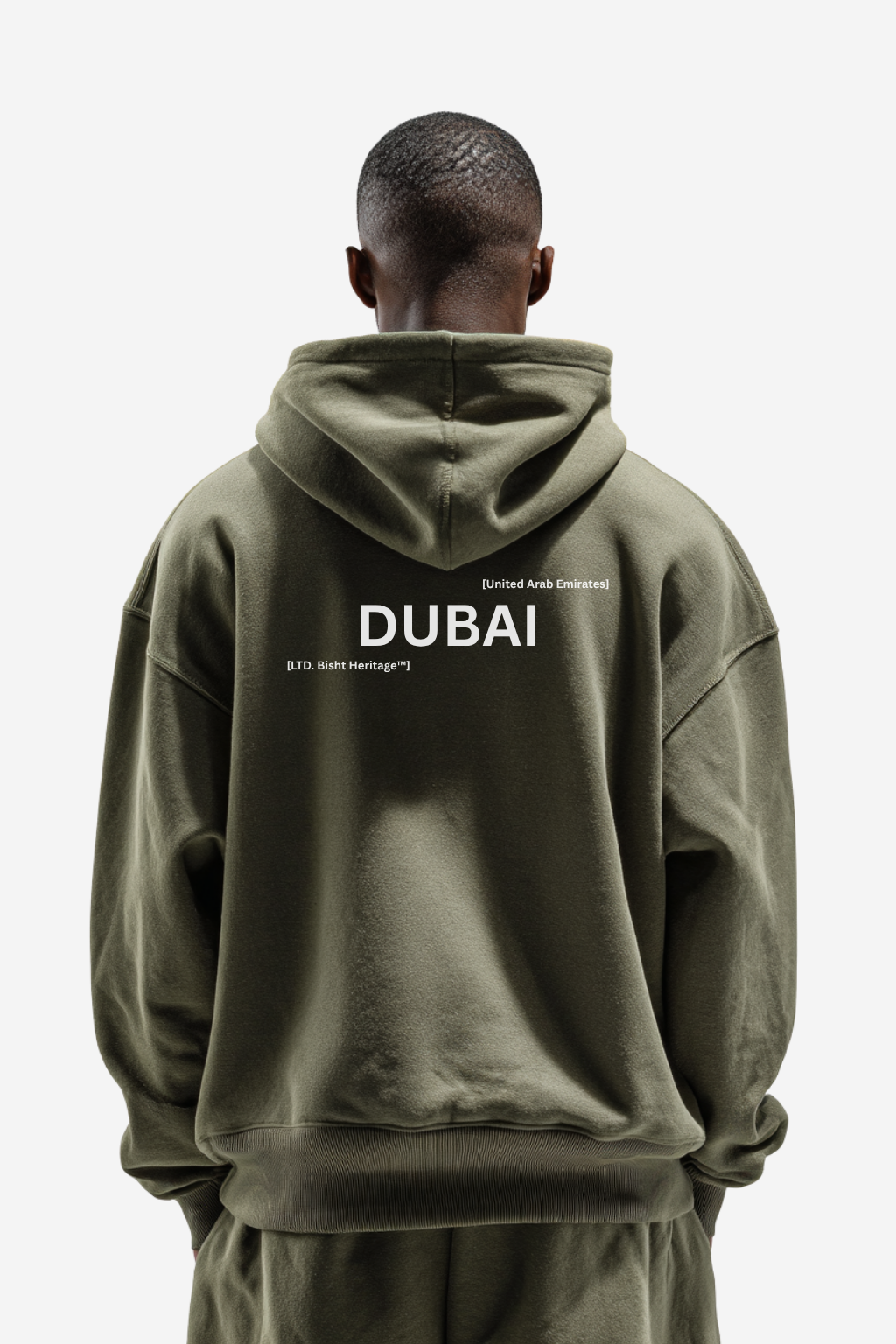 Dar El7y Hoodie | Olive Green