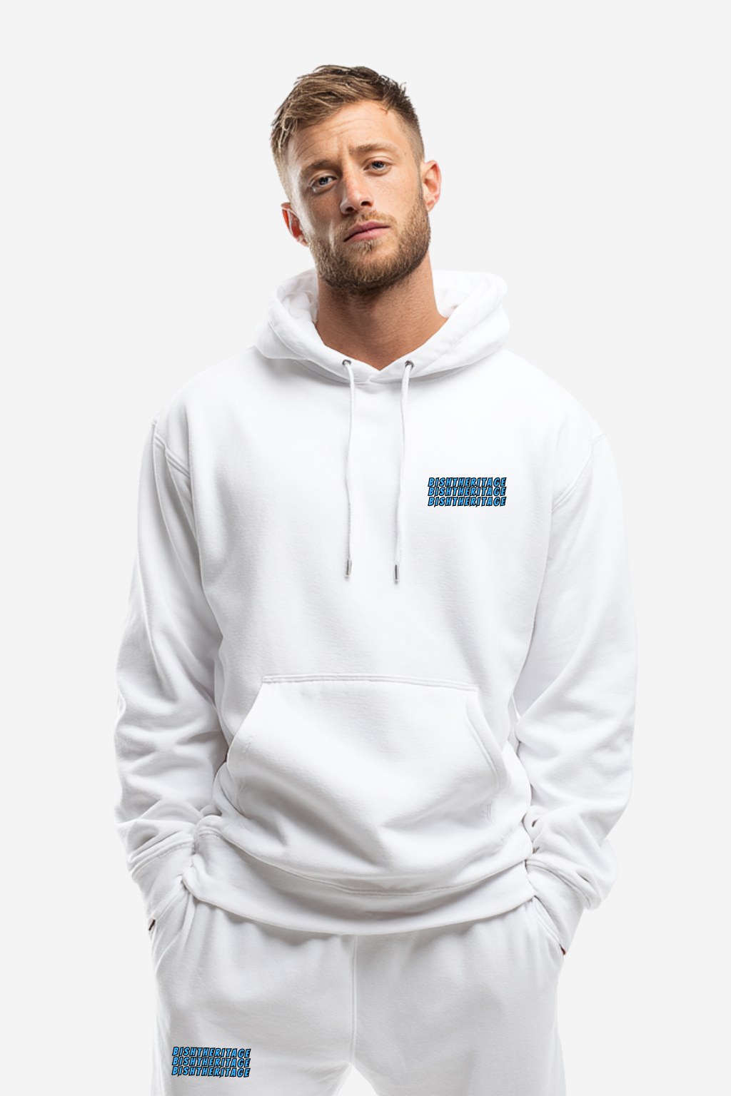 Baby Bisht Hoodie | Blue