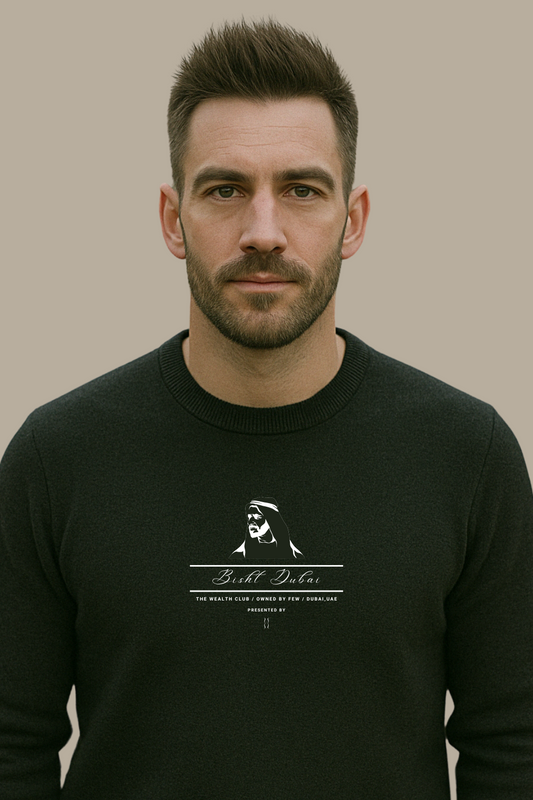 THE SHEIKH ZAYED SWEATER | BLACK
