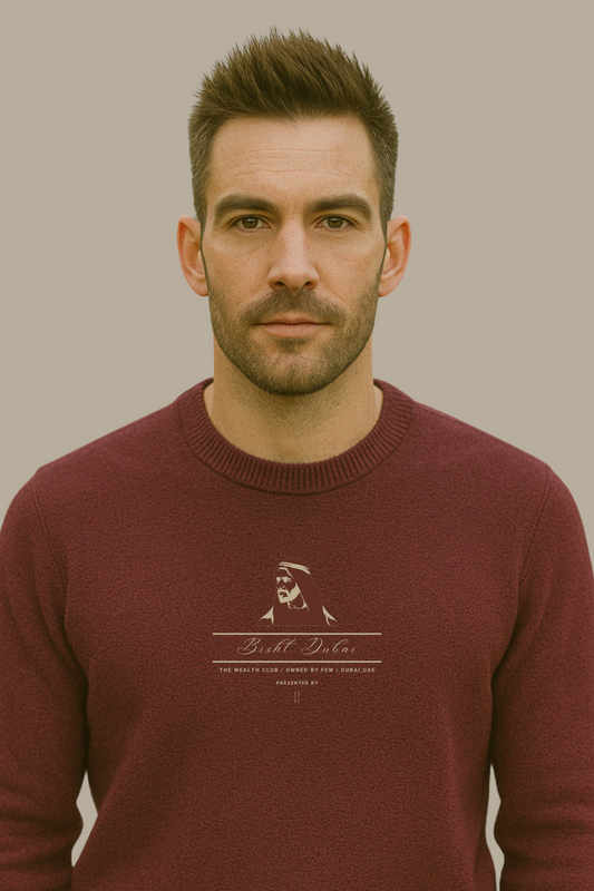 THE SHEIKH ZAYED SWEATER (MAROON)