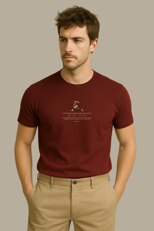 The Sheikh Zayed T-shirt | Maroon