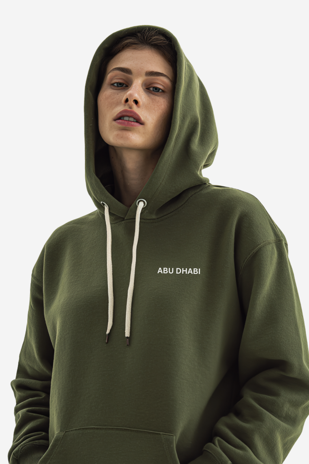 El3asmah Hoodie | Olive Green