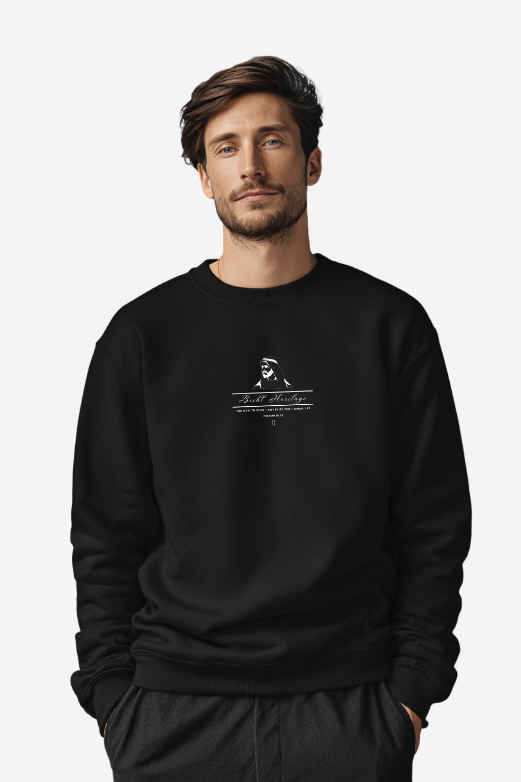 THE SHEIKH ZAYED SWEATER | BLACK